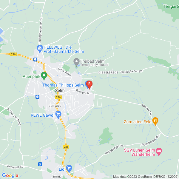 webempathie.de - Webdesign by Dirk Müller location map: Kochstraße 2, Selm, Nordrhein-Westfalen
