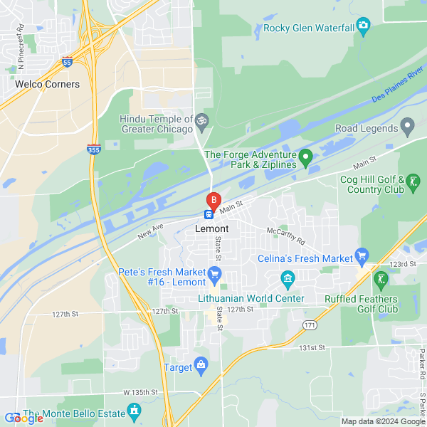Kids First Sports Safety, Inc location map: 220 Main St, Lemont, IL