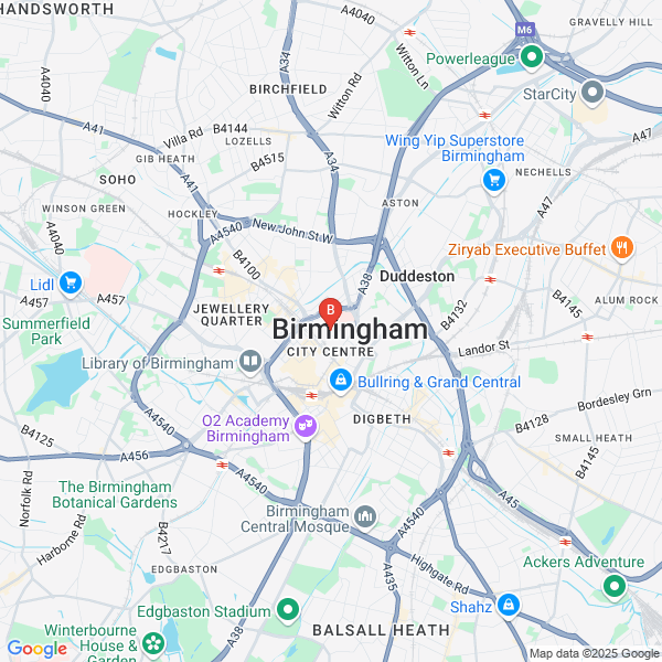 Gibcom Marketing Support Ltd location map: 20 Colmore Building Circus Queensway, Birmingham, West Midlands